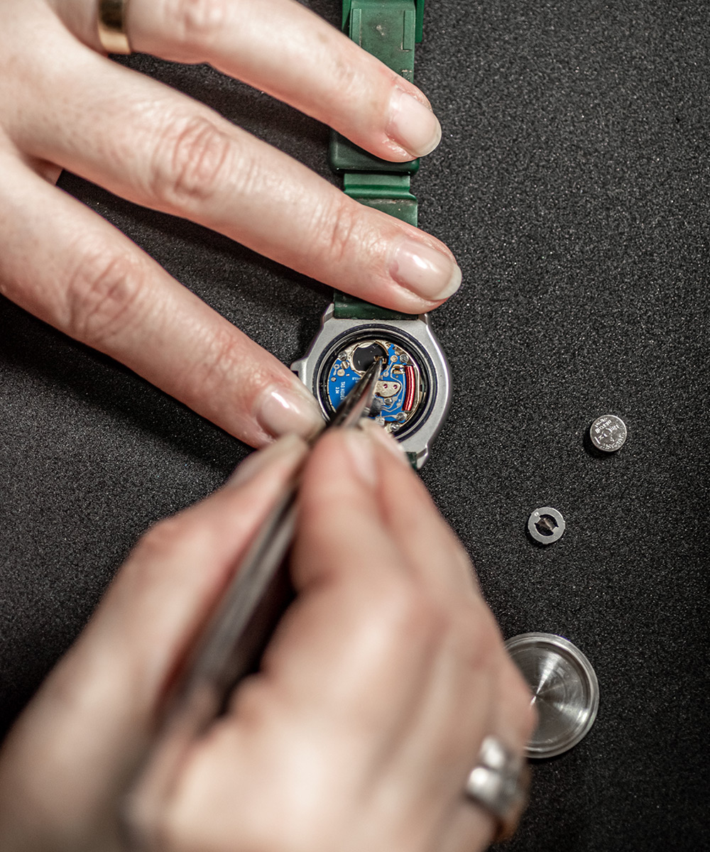 Substituição de pilhas